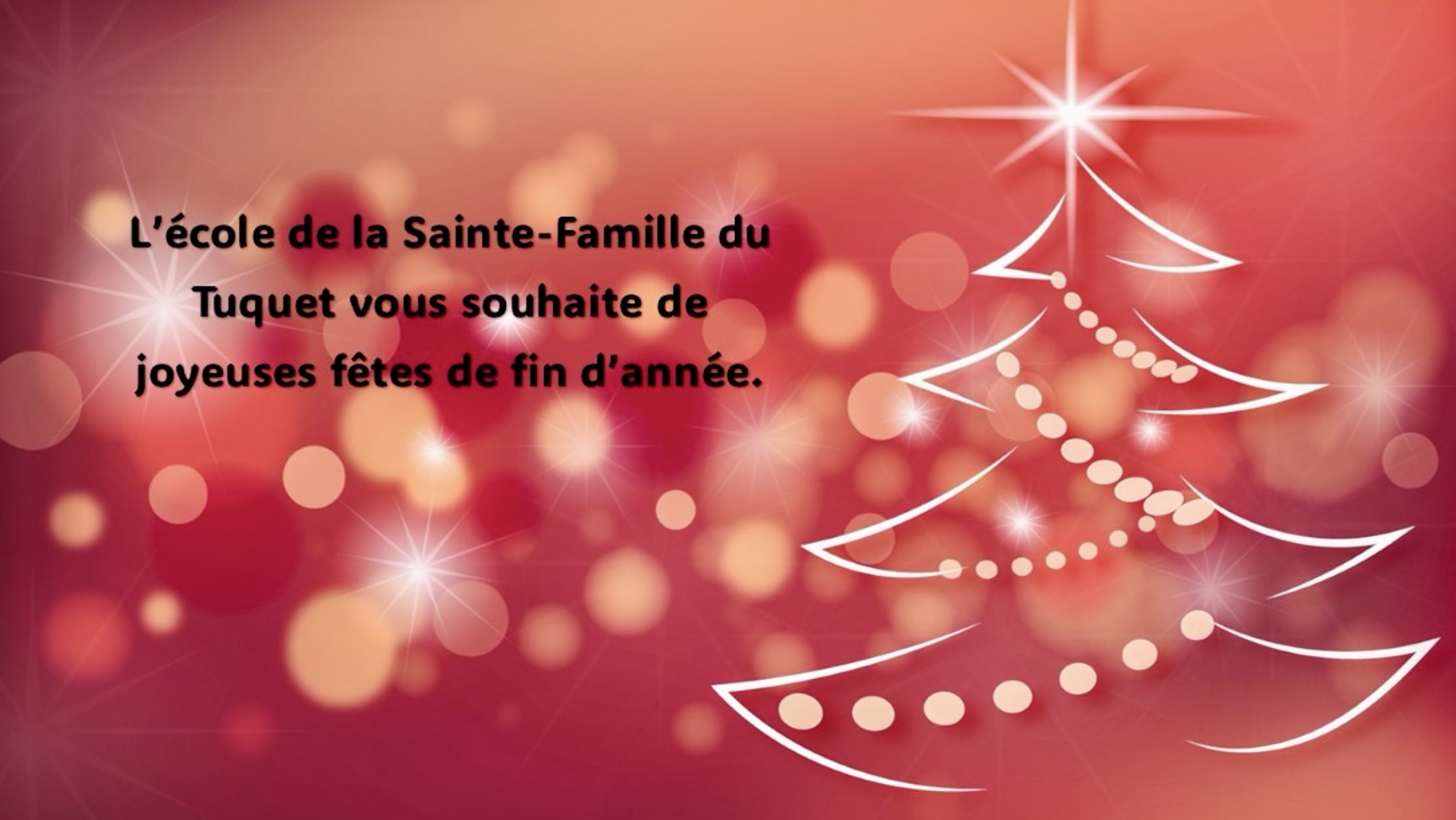 Les voeux de l’école Ecole Libre du Tuquet